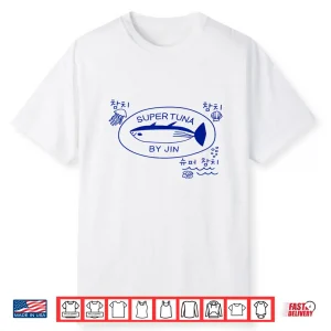Super Tuna Drawing Tuna Fish Jin Super Tuna Kpop Shirt