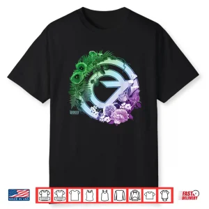 Wicked For Good Oz Logo Floral And Vine Shirt