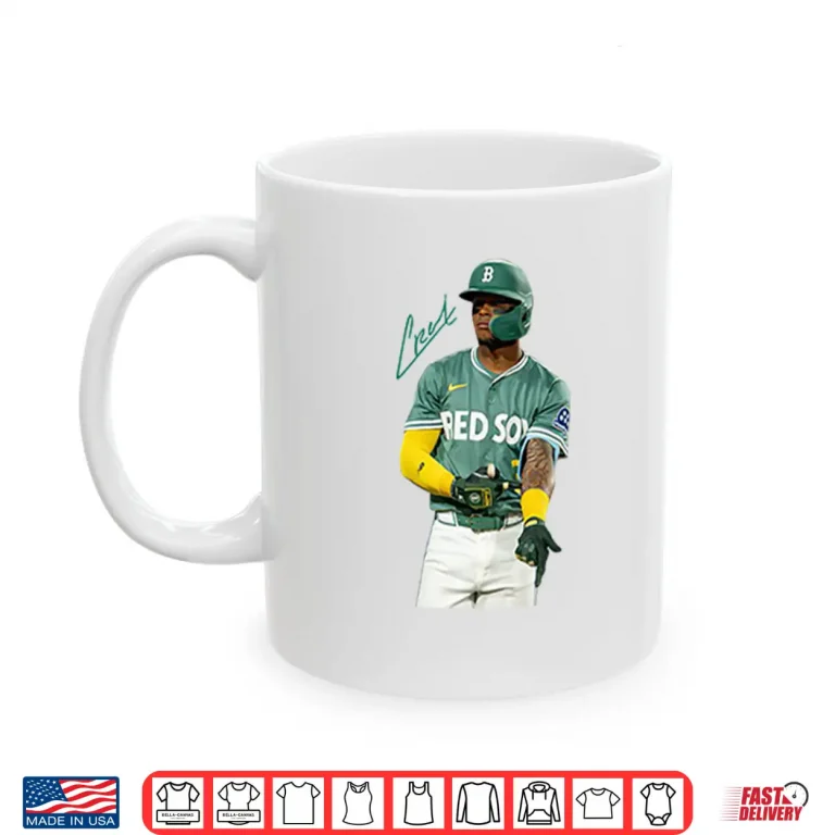 Mug Ceddanne Rafaela Boston Red Sox Shirt 1