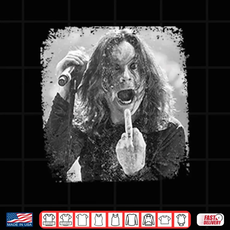 Design Ozzy Osbourne Middle Finger Shirt