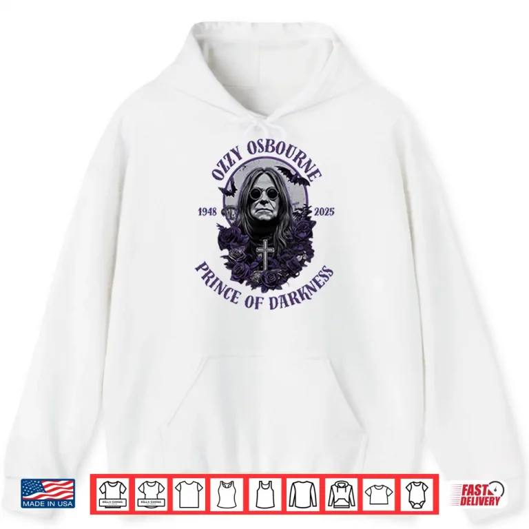 Hoodie Ozzy Osbourne Prince Of Darkness Shirt
