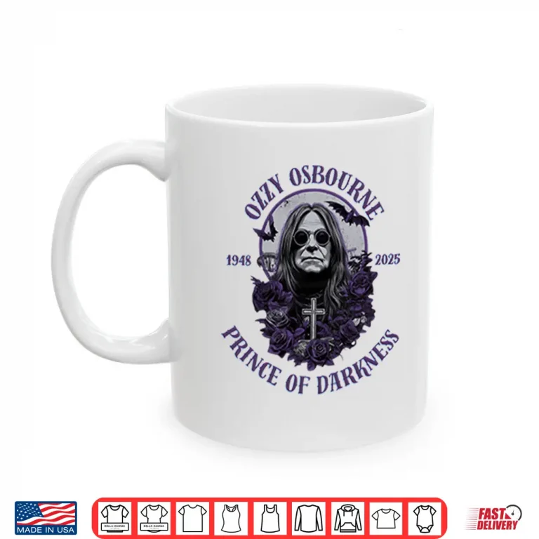 Mug Ozzy Osbourne Prince Of Darkness Shirt