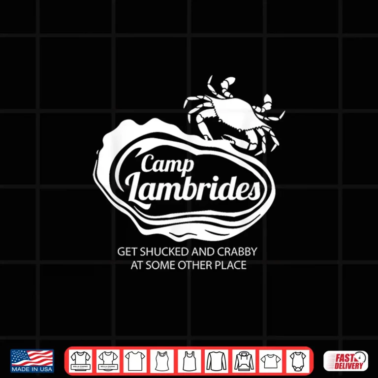 Design Camp Lambrides White Lettering Shirt