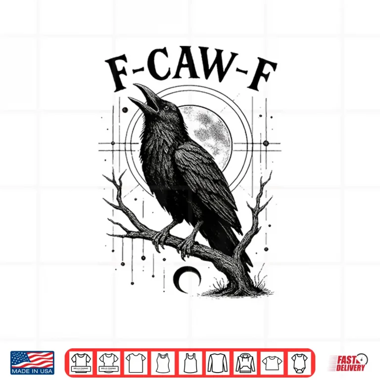 Design F Caw F Gothic Raven Crow Shirt