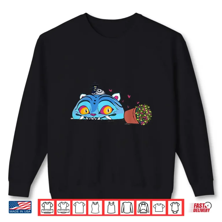 Sweatshirt Funny Blue Tiger And Bird Cute KPop Demon Hunters Shirt