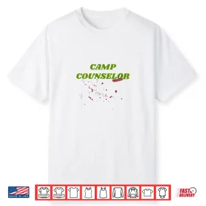 Horror Fan 80S Movie Camp Counselor Blood Halloween Costume Shirt