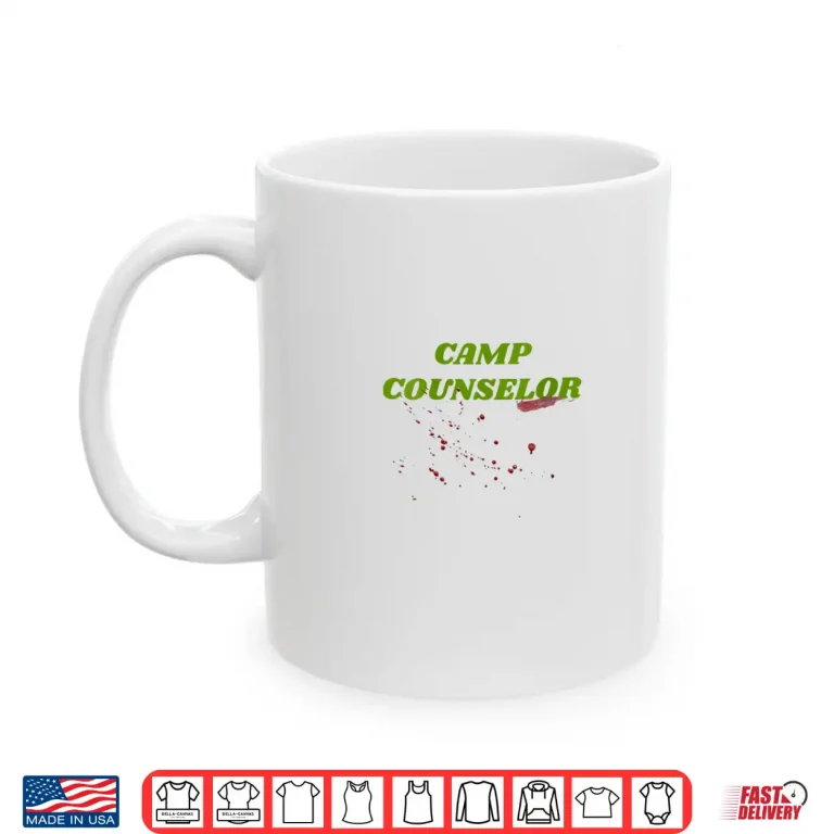 Mug Horror Fan 80s Movie Camp Counselor Blood Halloween Costume Shirt