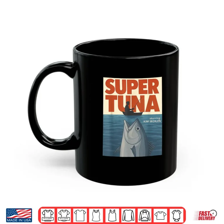 Mug Jin Super Tuna 1975 Retro Fishing Day Shirt