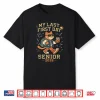 My Last First Day Senior 2026 Cat Back To School Cool Class Shirt