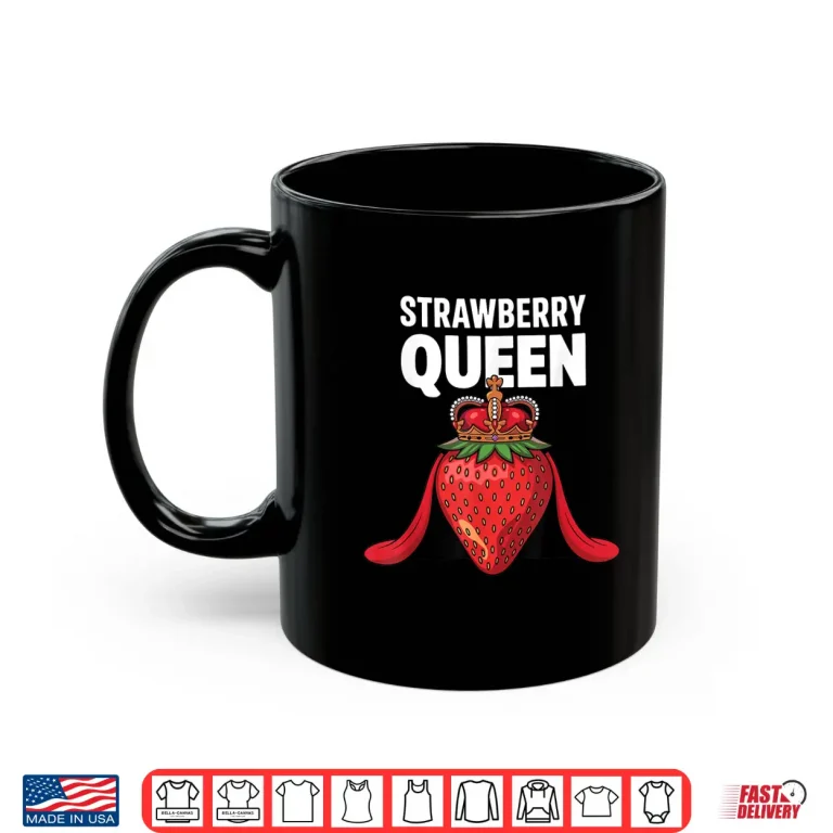 Mug Strawberry Art For Women Girls Fruit Strawberry Lover Shirt