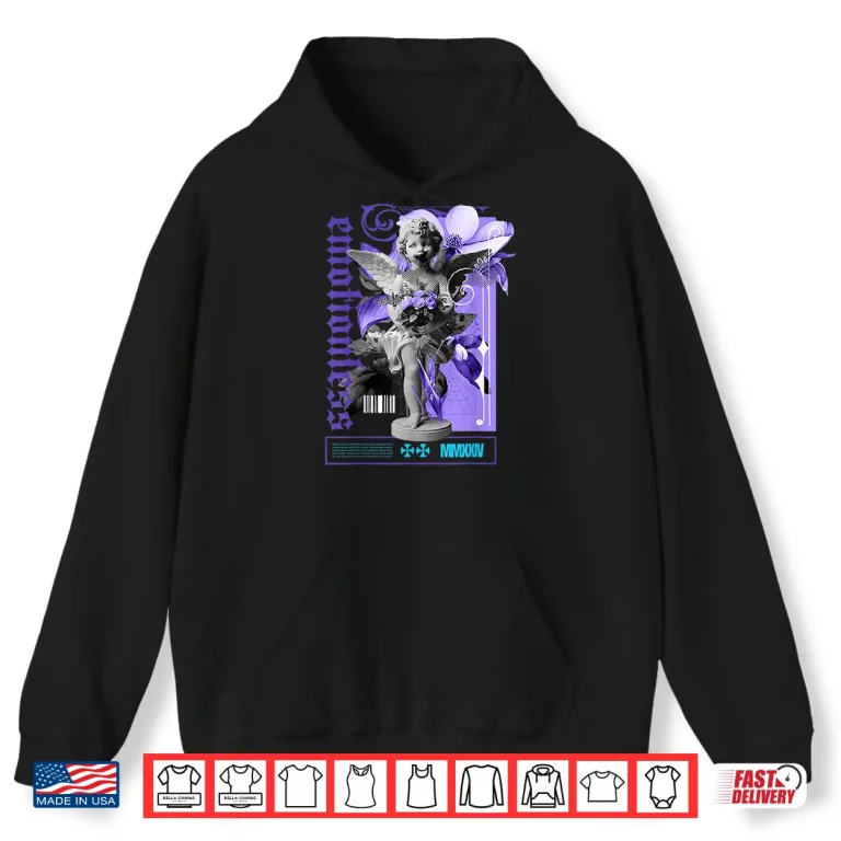 Hoodie Emotionless 8 Aqua Matching Tee Color Match Graphic Shirt