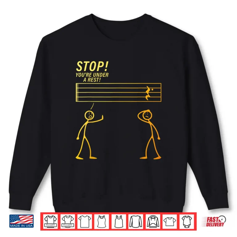 Sweatshirt Funny Music Lover Shirt