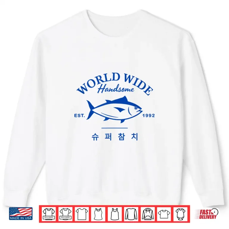 Sweatshirt Jin Super Tuna Funny Tuna Fish Army Kpop Tour Concert Shirt