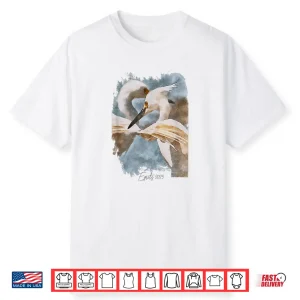 Original Photograph Egrets. Shirt