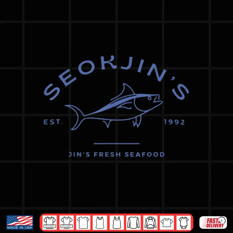 Design SeokJin Shirt Seokjin Fresh Seafood Funny Fan Est.1992 Shirt