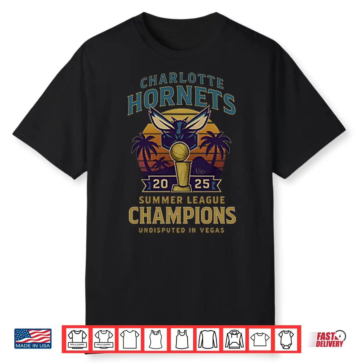 Charlotte Hornets 2025 Summer League Champions Shirt Charlotte Hornets 2025 Summer League Champions Shirt