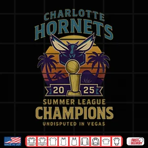 Charlotte Hornets 2025 Summer League Champions Shirt 4 Design Charlotte Hornets 2025 Summer League Champions Shirt