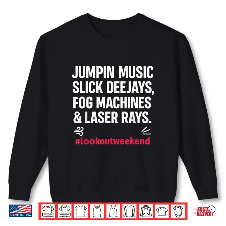 Sweatshirt Jumpin Music Slick Deejays Party Vibes Retro Style Shirt