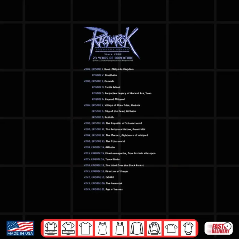 Design Ragnarok 23rd Anniversary Shirt