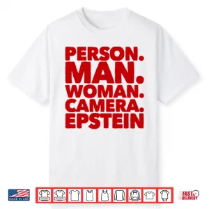 Person Man Woman Camera Epstein Shirt
