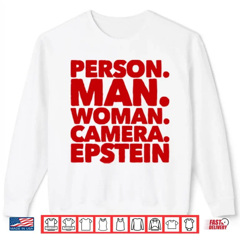 Sweatshirt Person Man Woman Camera Epstein Shirt