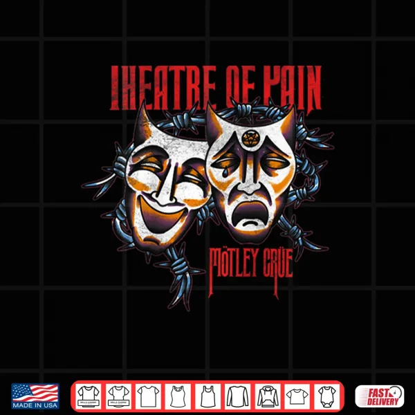 Design Motley Crue Theatre Barbed Wire Shirt