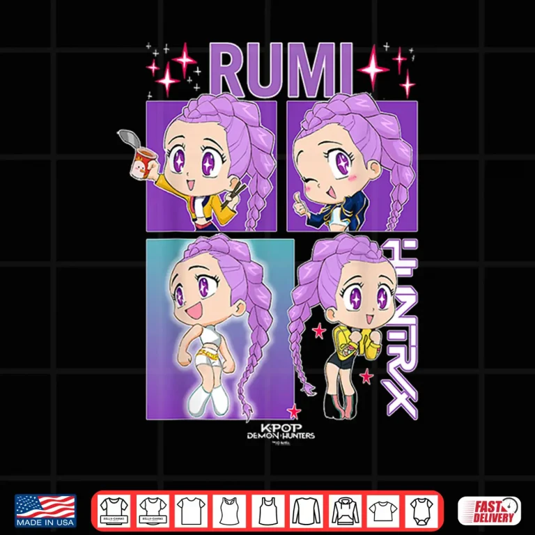 Design Rumi Chibi Cute K Pop Demon Hunter Shirt