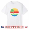Maui Beach Palm Sunrise Shirt