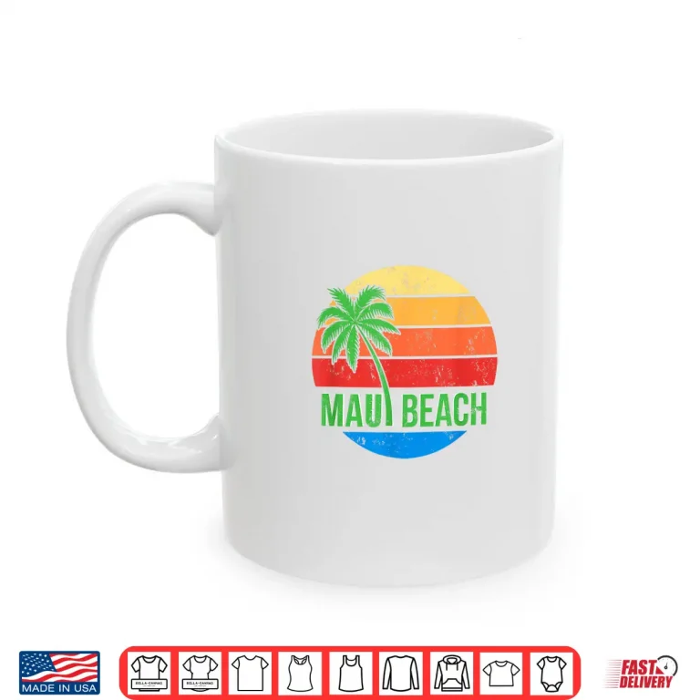 Mug Maui Beach Palm Sunrise Shirt
