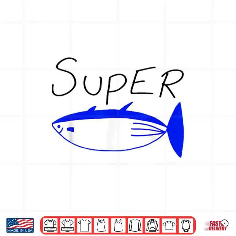 Design Super Tuna Drawing Tuna Fish Shirt