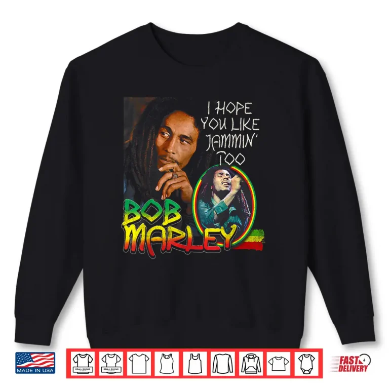 Sweatshirt Bob Marley Jammin Shirt
