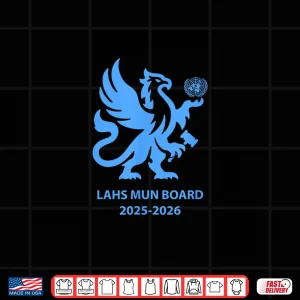 2025 2026 Lahs Mun Board Shirt 4 Design 2025 2026 LAHS MUN BOARD Shirt
