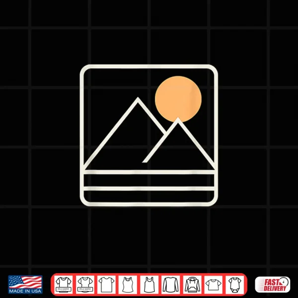 Mountain Sunrise Minimalist Nature Inspired Graphic Shirt 4 Design Mountain Sunrise Minimalist Nature Inspired Graphic Shirt