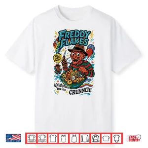 Freddy Flakes Free Glove Inside A Nightmare You Can Crunnch Shirt