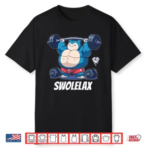 Pokemon Snorlax Swolelax Parody Gym Lover Shirt