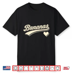 Bananas Style Script Shirt