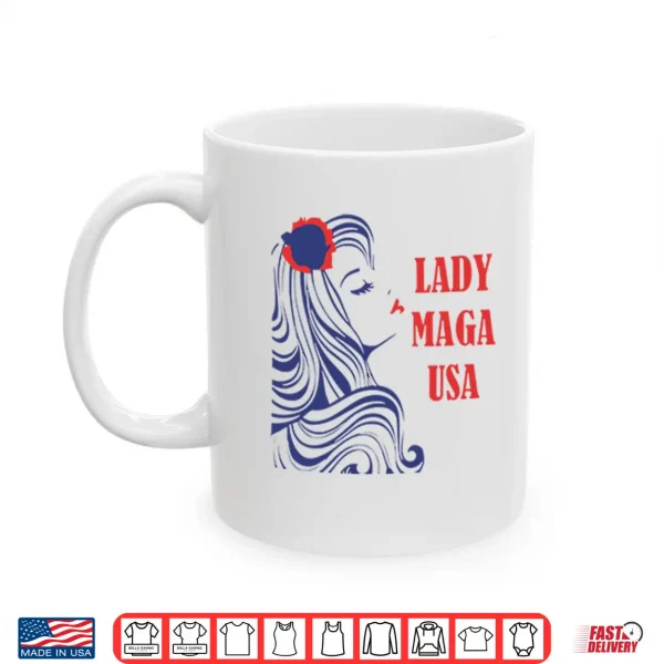 Mug Lady MAGA USA Shirt
