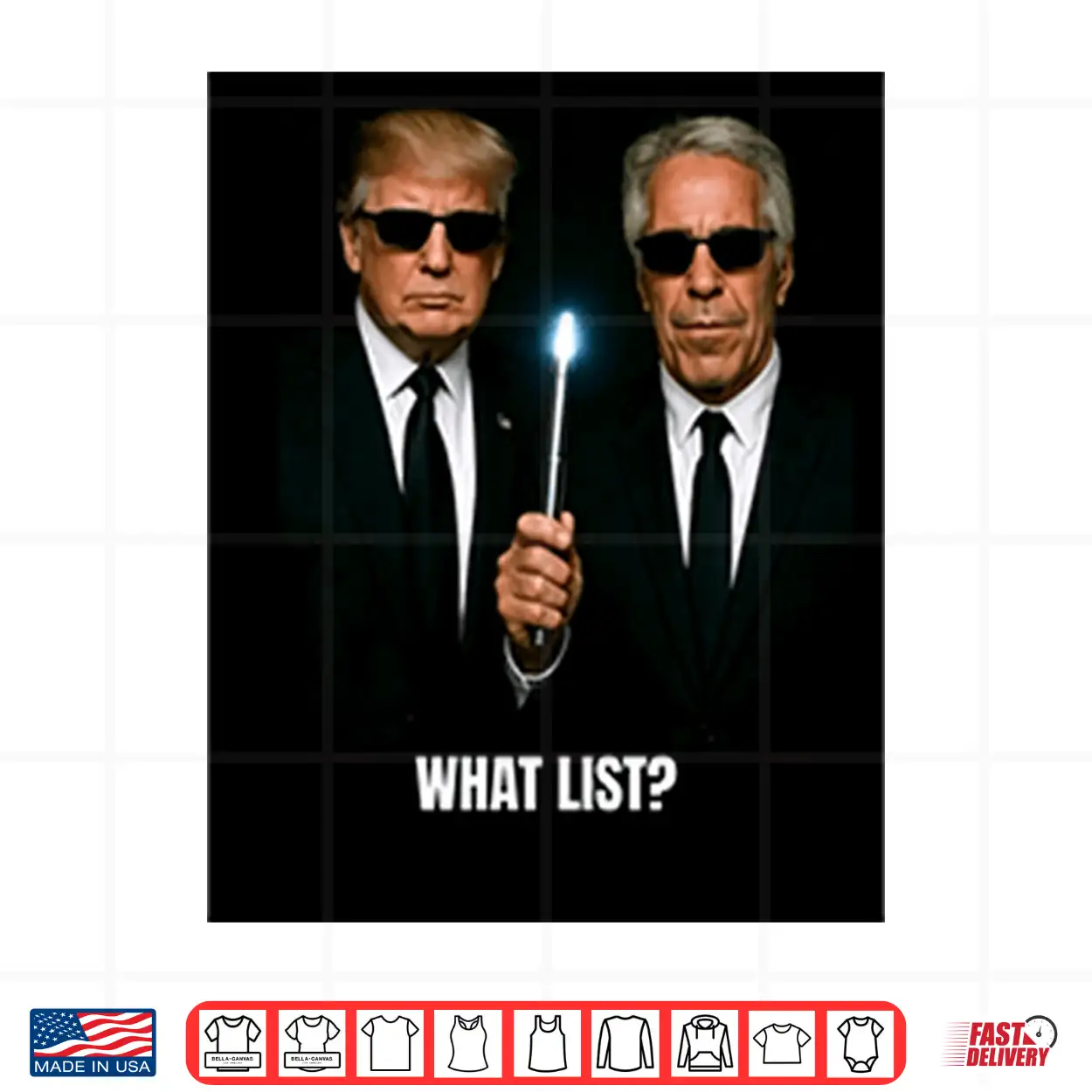 Donald Trump And Jeffrey Epstein What List Shirt Donald Trump And Jeffrey Epstein What List Shirt