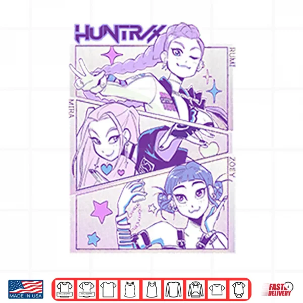 Design KPop Demon Hunters Huntrix Shirt