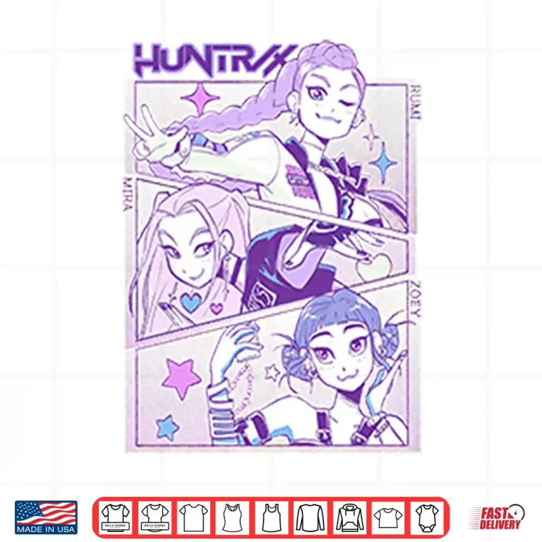 Design KPop Demon Hunters Huntrix Shirt