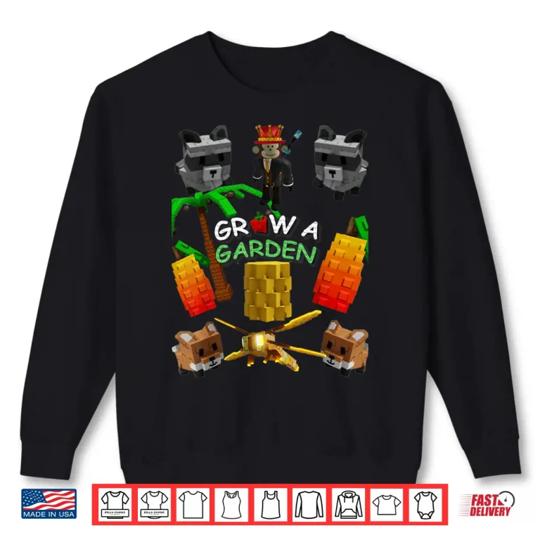 Sweatshirt Grow a Garden Game Merch Shirt