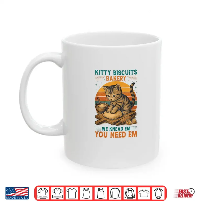 Mug Kitty Biscuits Bakery Cat Shirt