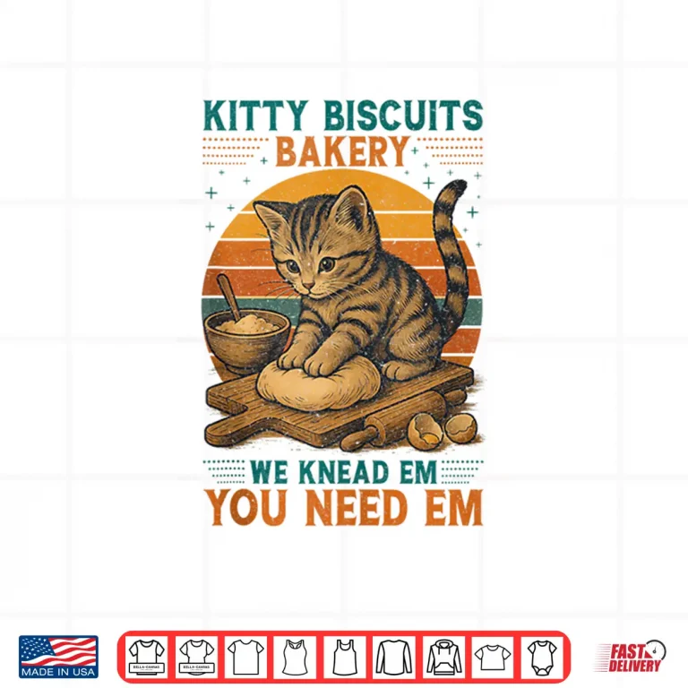 Design Kitty Biscuits Bakery Cat Shirt