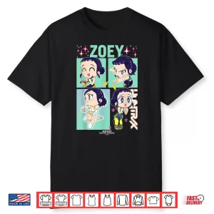 Zoey Kpop Demon Hunters Cute Chibi Shirt