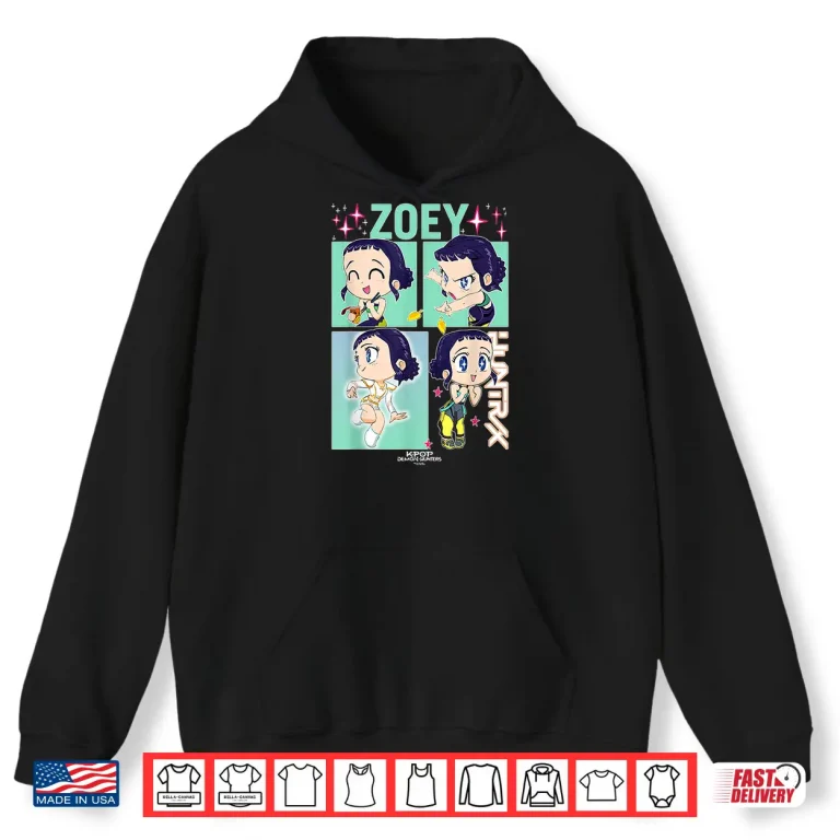 Hoodie Zoey KPop Demon Hunters Cute Chibi Shirt