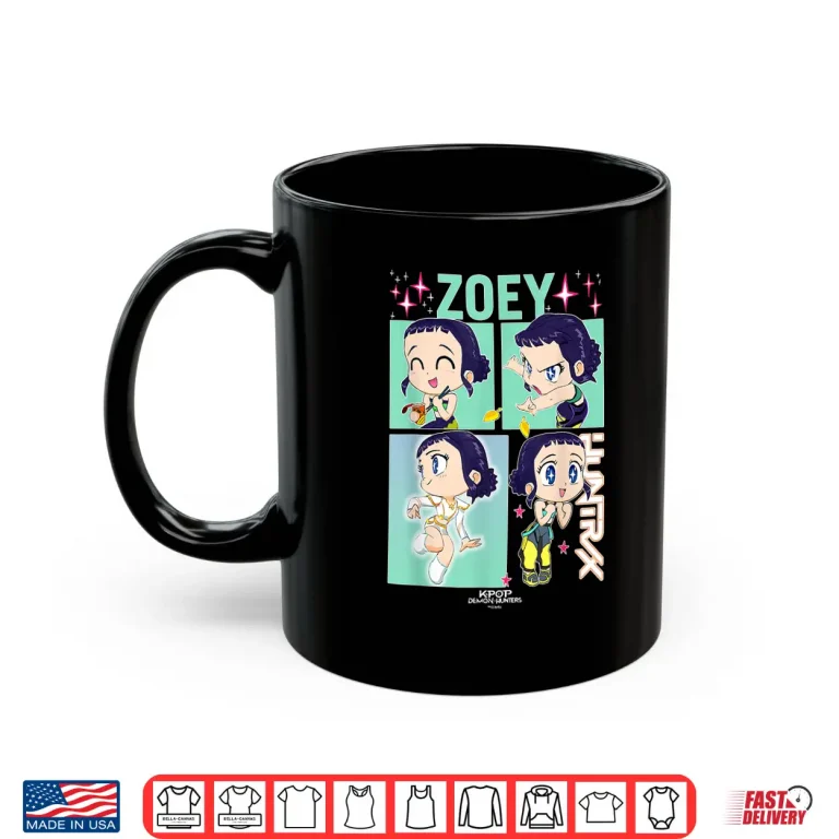 Mug Zoey KPop Demon Hunters Cute Chibi Shirt
