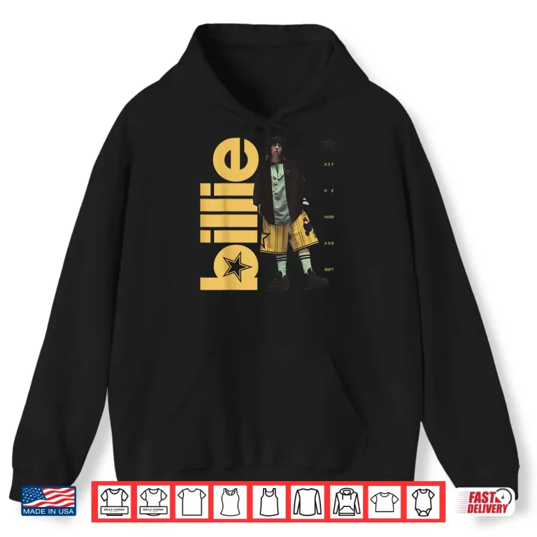 Hoodie Billie Eilish HIT ME HARD AND SOFT Standing Photo Shirt