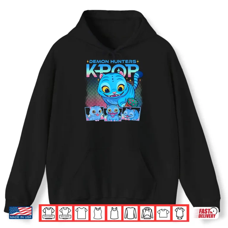 Hoodie Cat Cute K Pop Demon Hunter