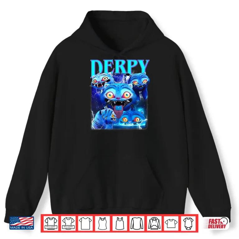 Hoodie Cute Derpy Tiger Vintage Shirt