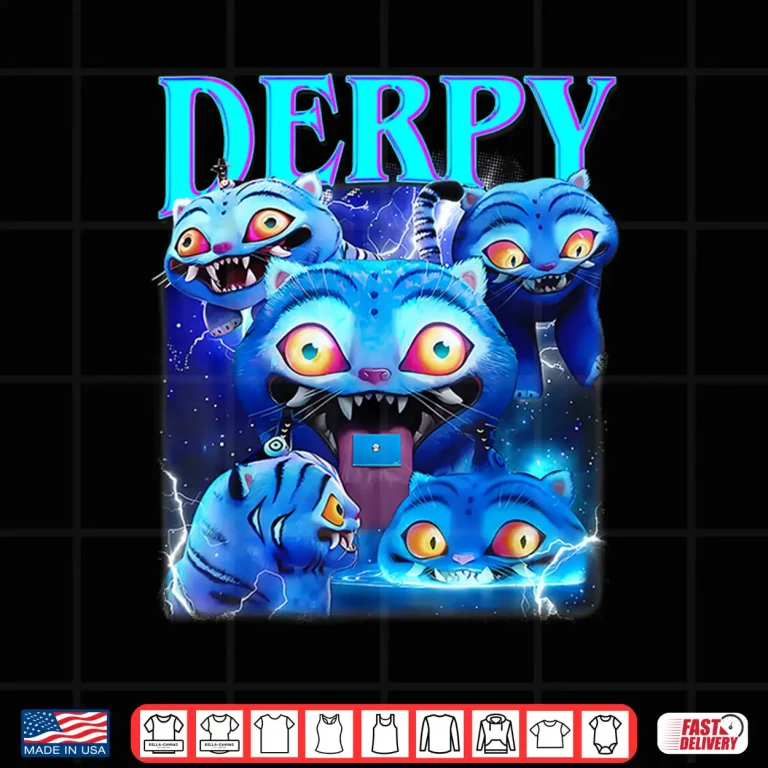 Design Cute Derpy Tiger Vintage Shirt